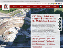 Tablet Screenshot of escpiling.com